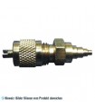 Serviceventil ohne Rohr 6.3, 8, 12 mm ODS, löten, 1/4" SAE