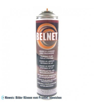 Errecom Belnet Fast Flush 600 ml (Füllkonus), Reinigungsmittel für Klimaanlagen (Kreisläufe) mit Gummi-Konus