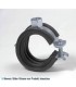 Rohrschelle einschraubig mit Schallschutz M8 10-12 mm - 1/8"