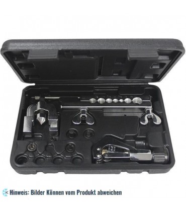 Set Bördelgerät 45° metrisch + Rohrschneider + Bördeladapter in Koffer