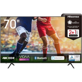 More about Hisense 70AE7000F 178 cm (70 Zoll) Fernseher (4K Ultra HD, HDR, Triple Tuner DVB-C/ S/ S2/ T/ T2, Smart-TV, Frameless, Bluetooth
