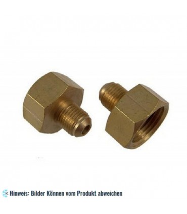 Flaschenadapter für Flaschenventil 5/16" SAE, einschließlich Dichtung