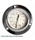 Manometer Ø60, Hochdruck, Ölfüllung, SH, R134a, R22, R404A, R407C, Anschluss 1/4" SAE auf Rückseite,