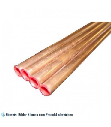 Kupferrohr hart CU 18 x 1 mm 5 m 0.48 kg/m, EN 12735-1
