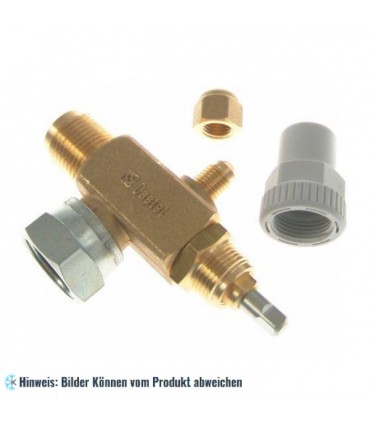 Rotalock Schraubventil, Anschlüsse 1" Ausgang 5/8" SAE
