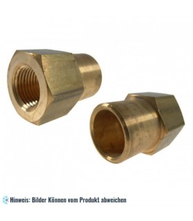Anschluss Sicherheitsventil Castel 3035/4, Anschlüsse: NPT-1/2, ODS-22mm