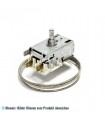 THERMOSTAT RANCO K50-P1125, 2 Kontakten 6A 250V Kapillarrohr 1200 mm kalt-18°C, warm 9,5°C halbmondförmige Achse ø 6 x 4,6 mm