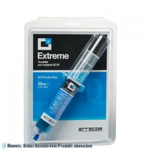 Errecom Extreme 30 ml, Dichtmittel für Kälteanlagen inkl. Adapter für R134a und R1234yf, kompatibel mit FCKW, HFCKW, HFKW