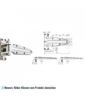 More about Scharnier für Kühlraumtür, metall, universell