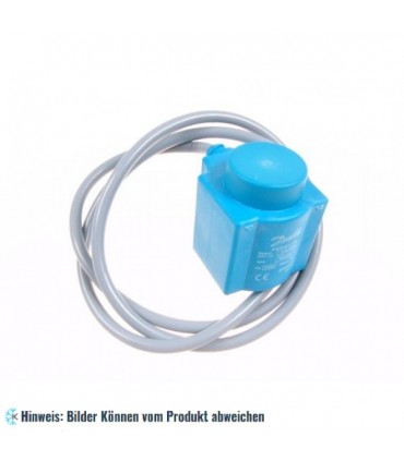 Spule Danfoss EVR 018F6282 für Magnetventile, 220 - 230V, 50/60 Hz, 10W, IP67, Kabel