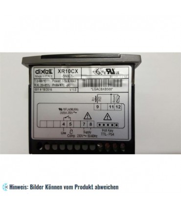 Kühlstellenregler Dixell XR10CX 5N0C1, 230 V, 20A