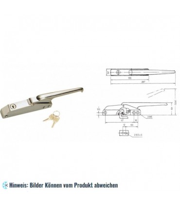 Griffe für Kühlraumtür