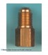 Adapter für Kältemittelflaschen 1/4SAE X5/16"+G WIGAM 404/5K-WIG*RID.BOMB