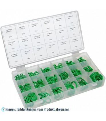 O-Ringe aus HNBR Gummi, Set aus 270 Stk, für KFZ-Klimaanlagen