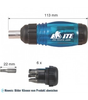 Schrauben- und Ventildreher für alle Ventilkerne MV-3816 ITE