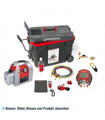 Kälte/Klima-Komplettset für R32, R410A, R22, R134a, R407C, R404A, R507, ROCADDY 120 R32 Digital, Rothenberger 1000002561