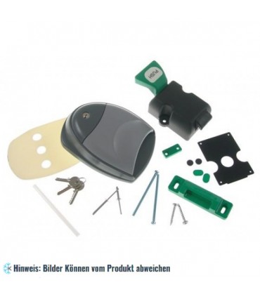 Griffe für Kühlraumtür mit Schloss, SF G5000, 7030