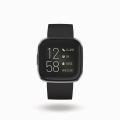 FITBIT Versa 2 Android Smartwatch,Carbon/Schwarz, Fitnesstracker, AMOLED Display