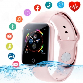 More about Smartwatch mit Pulsmesser Bluetooth Armbanduhr Fitness Schrittzähler Wasserdicht IP67 Sport Uhr Tracker mit Stoppuhr