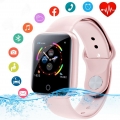Smartwatch mit Pulsmesser Bluetooth Armbanduhr Fitness Schrittzähler Wasserdicht IP67 Sport Uhr Tracker mit Stoppuhr