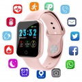 Smartwatch, Fitness Tracker mit Pulsmesser Bluetooth Armbanduhr IP67 Wasserdicht Fitness Schrittzähler Für Android und iOS Smart