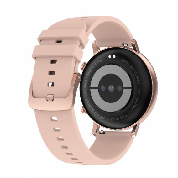 Levowatch F-Series Smartwatch (3,3 cm/1,3 Zoll, HD-Display, magnetisches Ladekabel, Musiksteuerung, Wrist-Control, Echtzeit-Herz