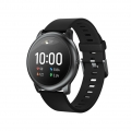 Haylou LS05 1,28 Zoll Fashion Smartwatch Sportuhr mit Herzfrequenzmessung, Schwarz