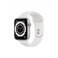Apple Watch Series 6 Aluminium Silver, Sport Band White, MG283FD/A, 40mm