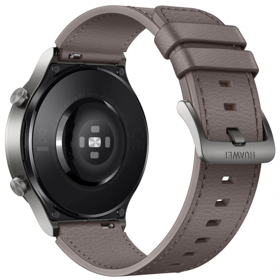 Huawei Watch GT 2 Pro Classic grau Smartwatch Herzfrequenzmessung Schlafanalyse bis zu 2 Wochen Akkulaufzeit Wasserdicht AMOLED 