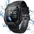 Smartwatch Wasserdichter Fitness-Tracker Herzfrequenz-Blutdruckmessgerät Bluetooth Armbanduhr Armband Smartband Outdoor-Sport Sm