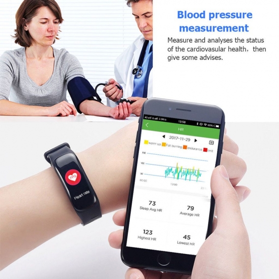 Smartwatch, Fitness Uhr, Fitness Tracker, Bluetooth Armband, Sport Uhr, Android, Wasserdicht, Smartwatches, Sportuhr