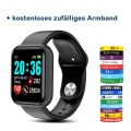 Zodight D20 SmartWatch Damen Herren Smartwatch Herzfrequenzmesser bestimmte Sports Tracker Armband für Apple IOS Android (Farbe: