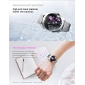 Smartwatch Damen,Yocuby Smartwatch elegant und hochwertig,Edelstahl,IP68,wasserdicht,Smartwatch,Fitness-Tracker mit Herzfrequenz