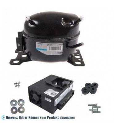 Kompressor Danfoss BD80F, LBP- R134a, 12-24V DC, 50 Hz, mit Anlaufelektronik