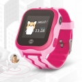 Kinder Smartwatch GPS WiFi Silikon-Armband Forever See Me KW-300 Pink