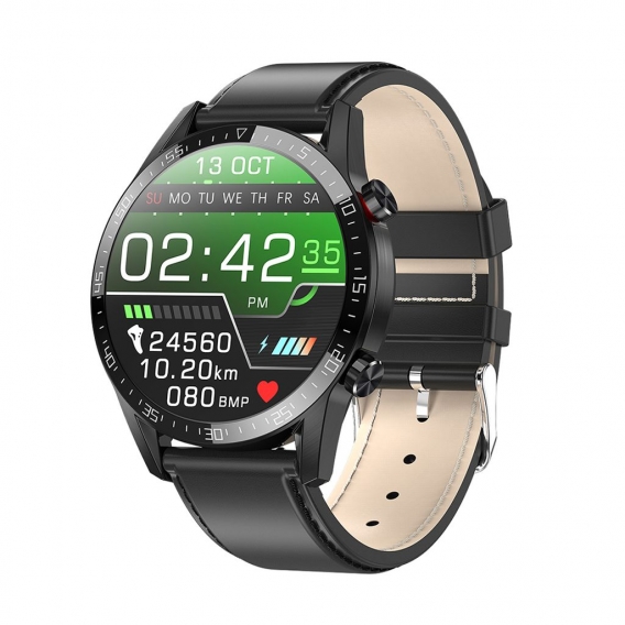1,3 "Smart Watch Full Touchscreen Herzfrequenz Monitor Blutdruck- und Sauerstofferkennung Sicherer Schlaf Multisportmodus IP68 W