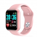 Smartwatch Bluetooth Smartwatch Sport Armband Uhr Multifunktional Uhr Fitness Armband   IP67 Wasserdicht Herzfrequenz (Rosa)