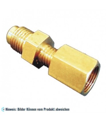 Flaschenadapter 750 ml R-600,R-134a 1/4" SAE