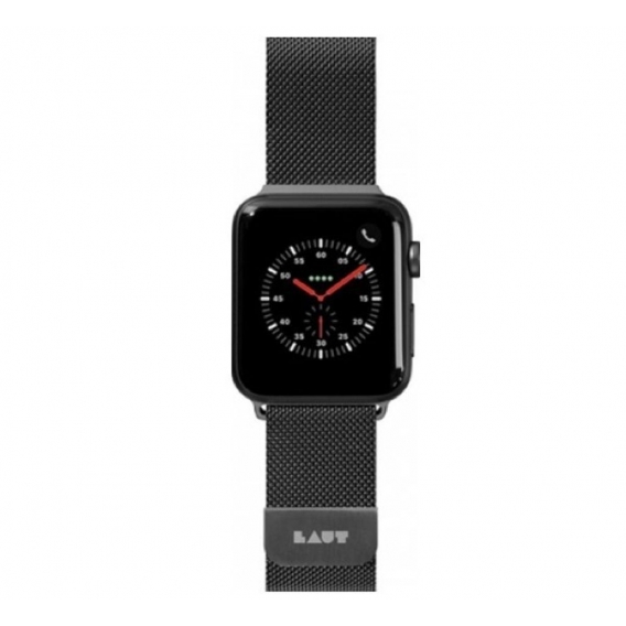 Laut Steel loop Ersatzarmband für Apple Watch 42/44 mm Edelstahl schwarz