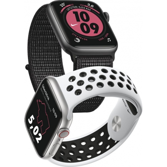 Apple Watch Watch Nike Series 5 - OLED - Touchscreen - 32 GB - GPS - 30,1 g - Grau