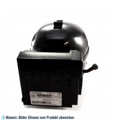 Drehzahlgeregelter Kompressor Aspera Embraco VEMC7C mit E-Satz, LBP - R600a, 230V, 40/150Hz, 3PH