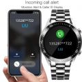 Smartwatches Smart Watch Herren Smartwatch LED Voll-Touchscreen Für Android iOS Herzfrequenz-Blutdruckmessgerät Wasserdichte Fit