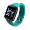 Smart Watch Band Sport Activity Heart Blutdruck Fitness Tracker Für Kinder Fit Bit Android iOS IP67 Wasserdicht,Farbe:grün