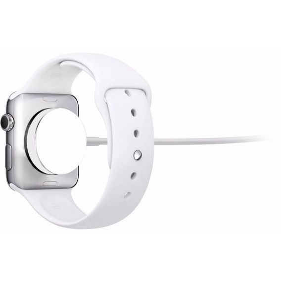 [SET- iGuard] 2m Magnetisches Ladekabel für Apple Watch 2 3 4 Weiss Kabel