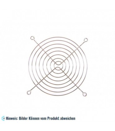 Lüftergitter ohne Loch für Axiallüfter 92x92 mm, Flügel-Durchmesser 92 mm