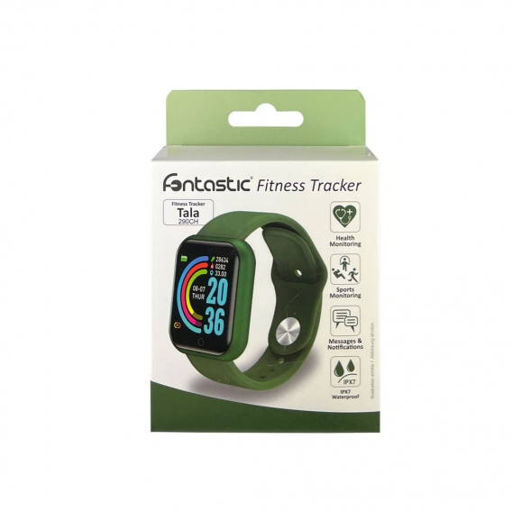 Fintesstracker Smartwatch FontaFit 290CH Tala grün Tracker, Herzfrequenz-, SpO2-Überwachung, IPX7