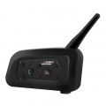 VNETPHONE V6 Motorradhelm Bluetooth 5.0 Headset, Intercom-Kommunikationssystem Vollduplex-Fahren Echtzeit-BT-Intercom Wasserdich