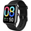 Lintelek Premium Smartwatch Armband Damen, Herren, Kinder - Watch für Apple, Samsung, IOS und Android - GT01 - Schwarz