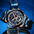CURREN 8355 Luxus Classic Business Quarz Herrenuhr 3ATM Wasserdicht Grosses Gehaeuse Grosses Zifferblatt Leuchtende Armbanduhr K
