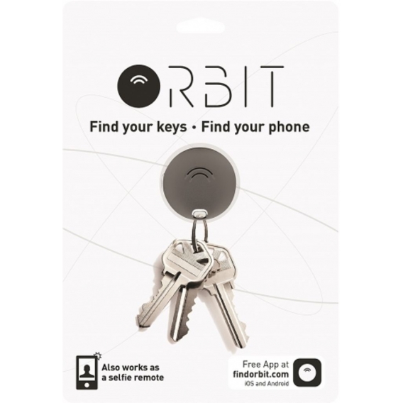 ORBIT KEYS Bluetooth Tracker, Gun Metal